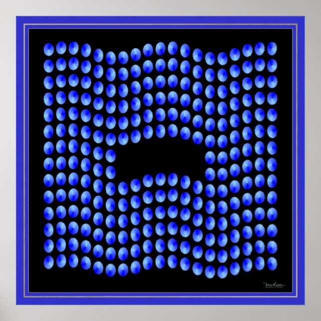 Flagga för vågdroppar poster (Framsidan)