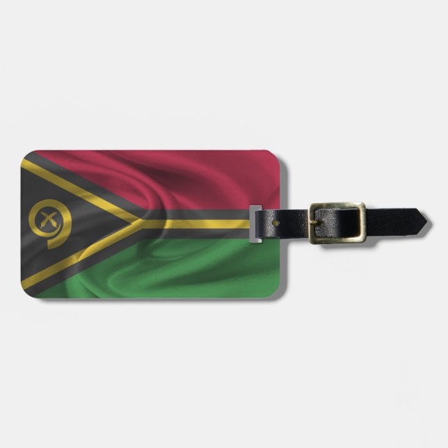 Flagga för Vanuatu Bagagebricka (Horisontell Framsida)