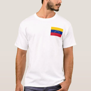 Flagga för Venezuela medborgarevärld T Shirt