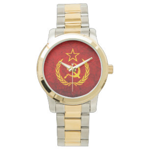 Flagga för vintage CCCP Armbandsur