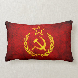 Flagga för vintage CCCP Lumbarkudde