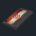 Flagga för vintageGrungeKroatien<br><div class="desc">Design för flagga för vintageGrungeKroatien---Behandlade Digital.</div>