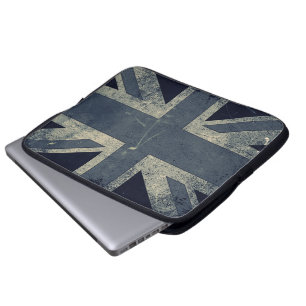 Flagga för vintageGrungeUK Laptop Sleeve
