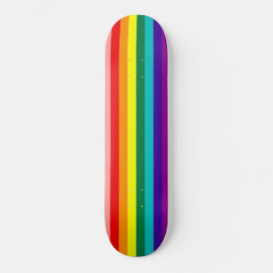 Flagga Första regnbågsprogrammet Pride Mini Skateboard Bräda 18,5 Cm