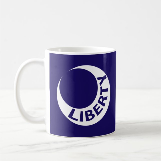 Flagga Fort Moultrie, South Carolina Coffee Mugg (Vänster)