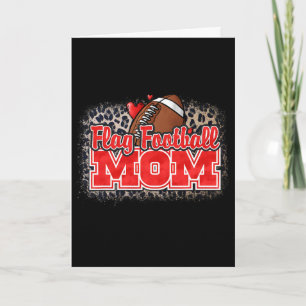 Flagga Fotboll Mamma T-shirt Stolt mamma till Ller Kort