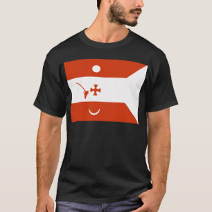Flagga från det första serbiska uppror (1807) t-shirt