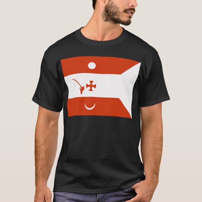 Flagga från det första serbiska uppror (1807) t-shirt (Framsida)