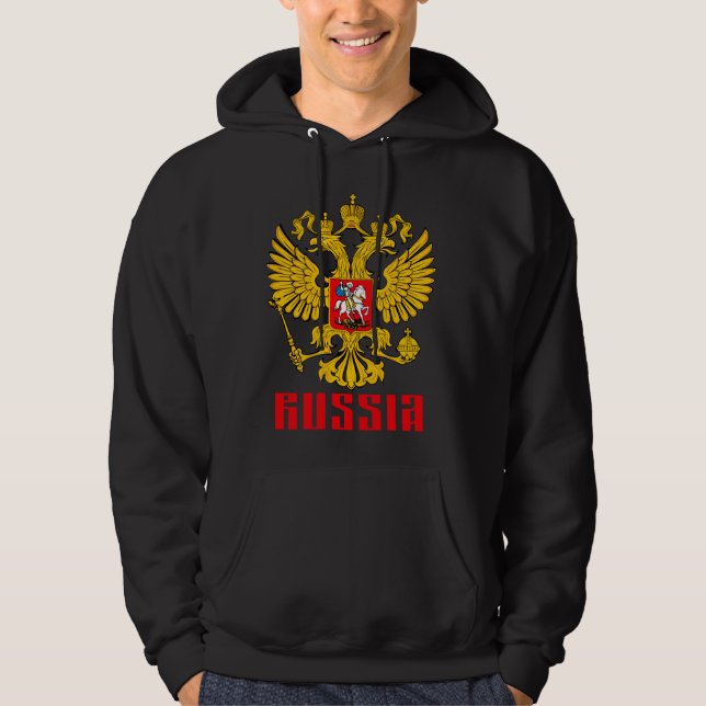 Flagga från ryska Imperial Eagle Hoodie (Framsida)
