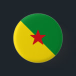 Flagga Fransk Guyana Knapp<br><div class="desc">Flagga Fransk Guyana</div>