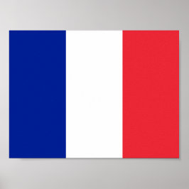 Flagga fransk Poster