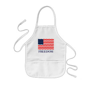 Flagga Freedom Kids Apron Barnförkläde