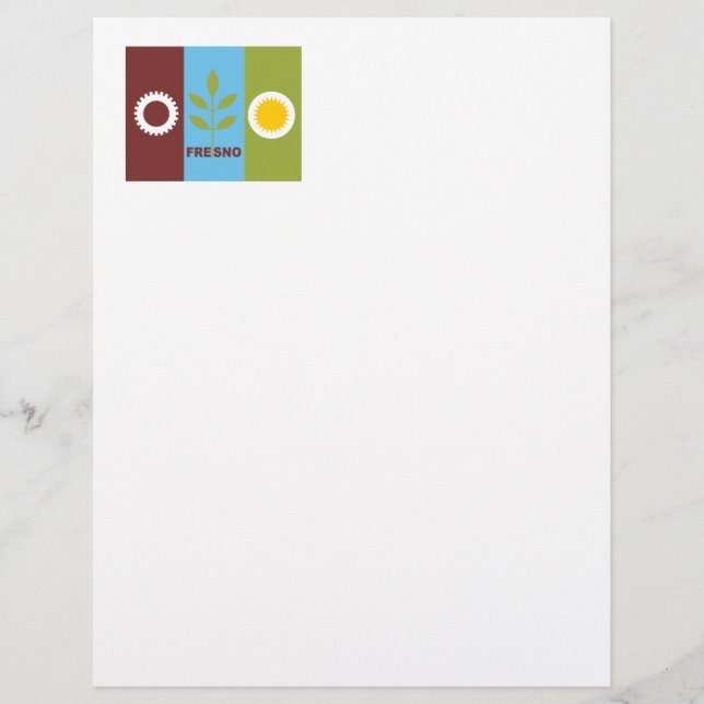 Flagga Fresno (Framsida)