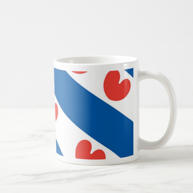 Flagga Friesland Kaffemugg (Höger)