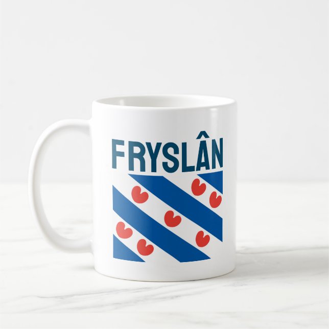 Flagga Friesland Kaffemugg (Vänster)