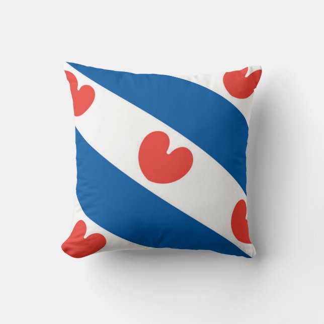 Flagga Friesland Kudde (Framsida)