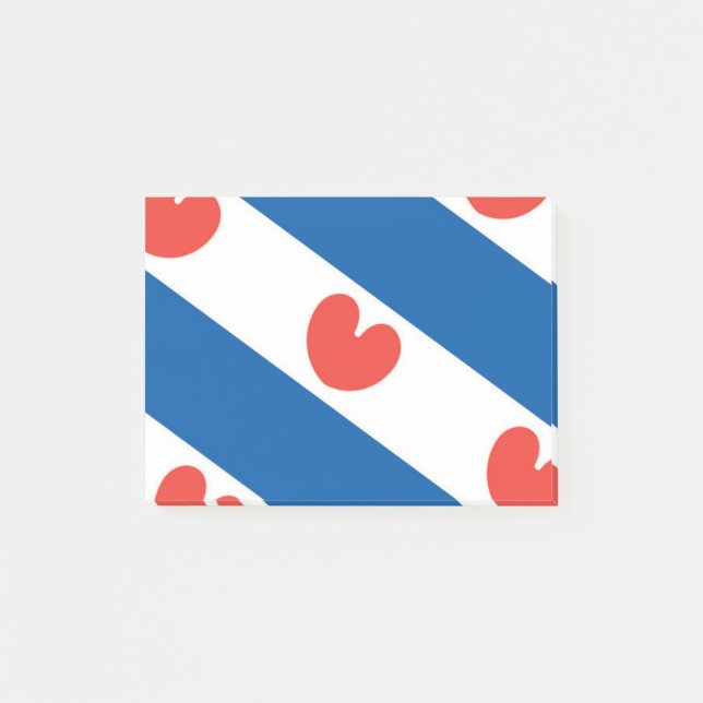 Flagga Friesland Post-it Block (Framsida)