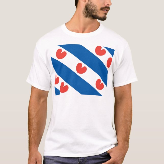 Flagga Friesland Tee (Framsida)