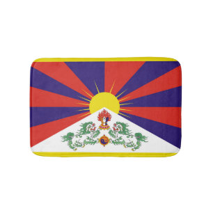 Flagga fritt Tibet Badrumsmatta