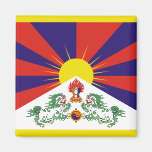 Flagga fritt Tibet Magnet