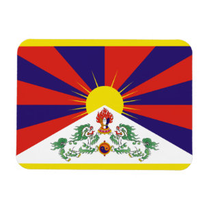 Flagga fritt Tibet Magnet