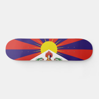 Flagga fritt Tibet Mini Skateboard Bräda 18,5 Cm