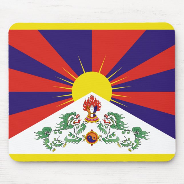 Flagga fritt Tibet Musmatta (Framsidan)