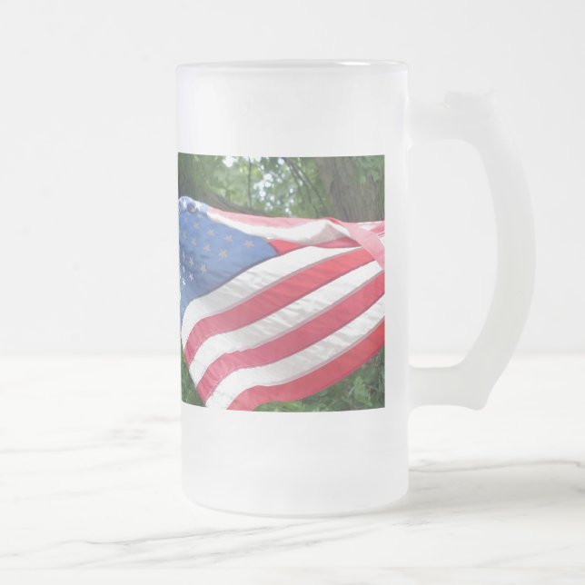 Flagga Frostat Ölglas (Höger)