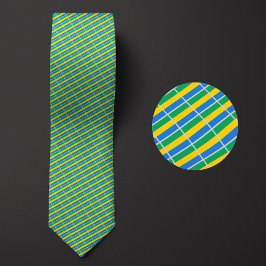 Flagga Gabon Mönster Slips