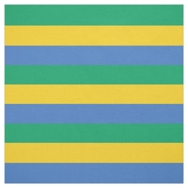 Flagga Gabon Tyg (Provkarta)