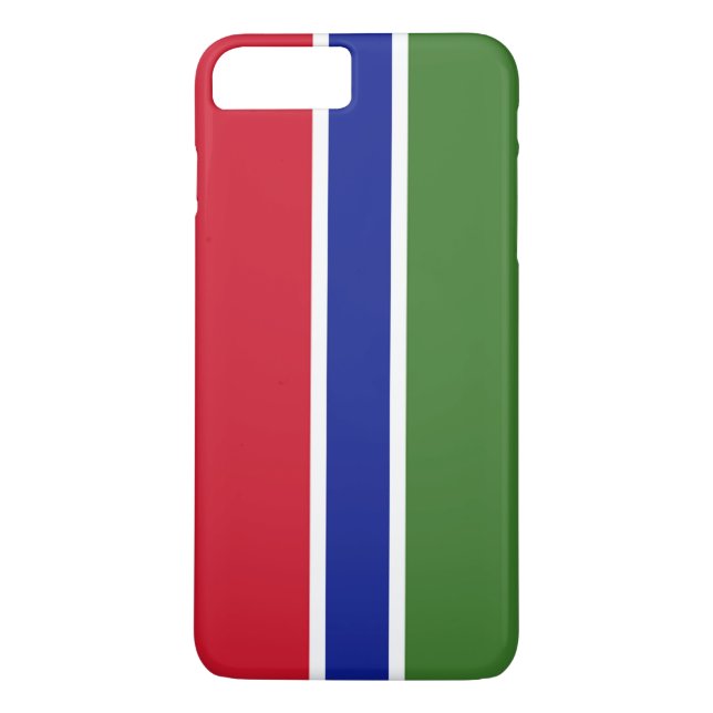 Flagga Gambia Case-Mate iPhone Skal (Baksida)