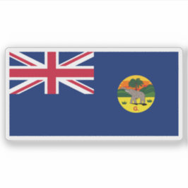 Flagga Gambia Colony & Protectorate (1889-1965) Klistermärken