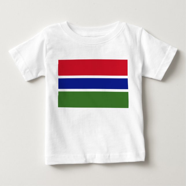 Flagga Gambia T Shirt (Framsida)