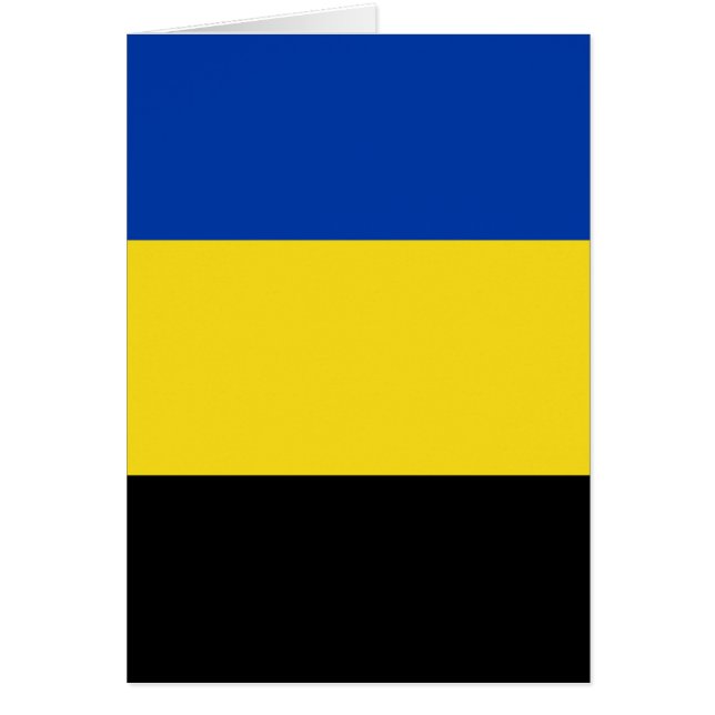 Flagga Gelderland Hälsningskort (Framsidan)
