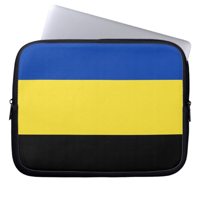 Flagga Gelderland Laptop Sleeve (Framsidan)