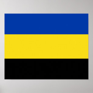 Flagga Gelderland Poster