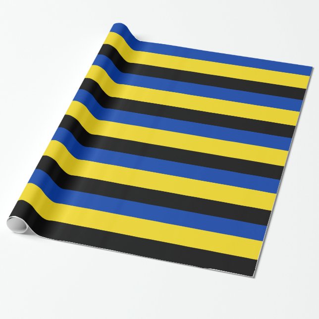 Flagga Gelderland Presentpapper (Utrullad)
