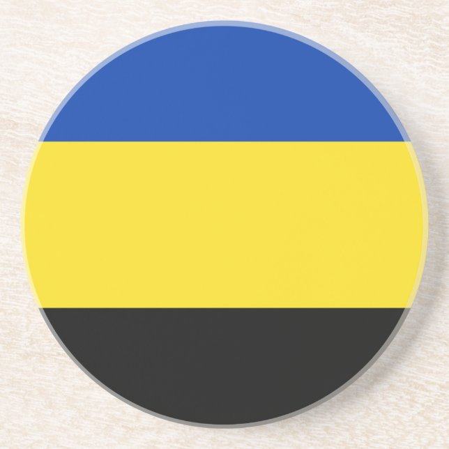 Flagga Gelderland Underlägg Sandsten (Framsidan)