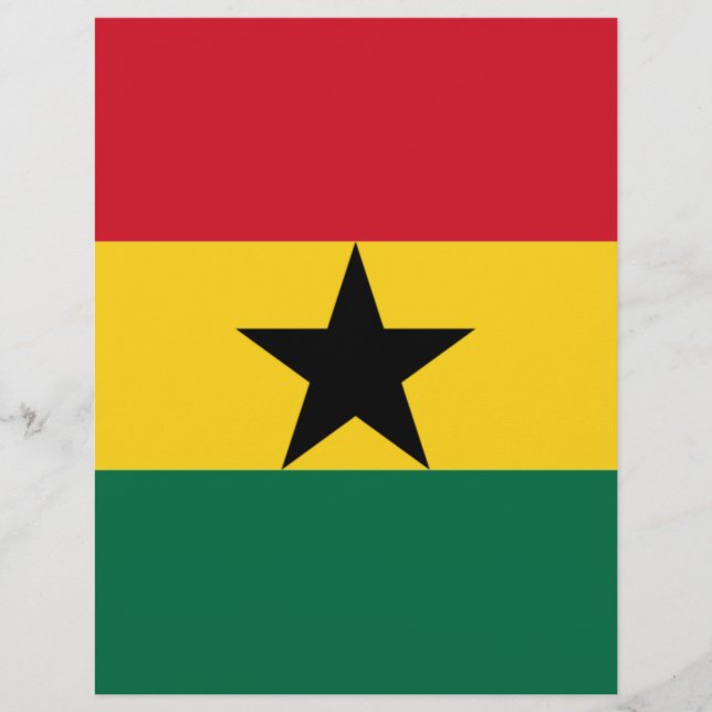 Flagga Ghana (Framsida)