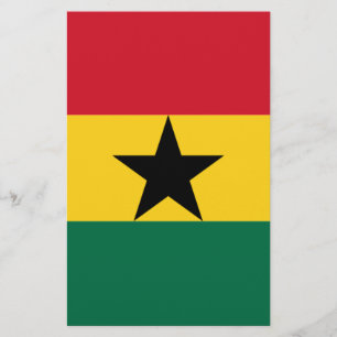 Flagga Ghana Brevpapper