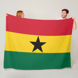 Flagga Ghana Fleecefilt