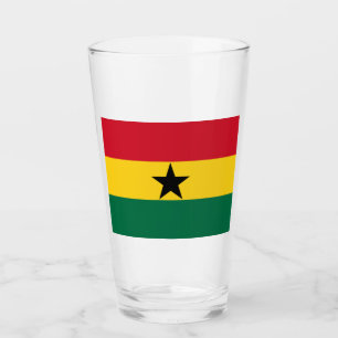 Flagga Ghana Glaskopp