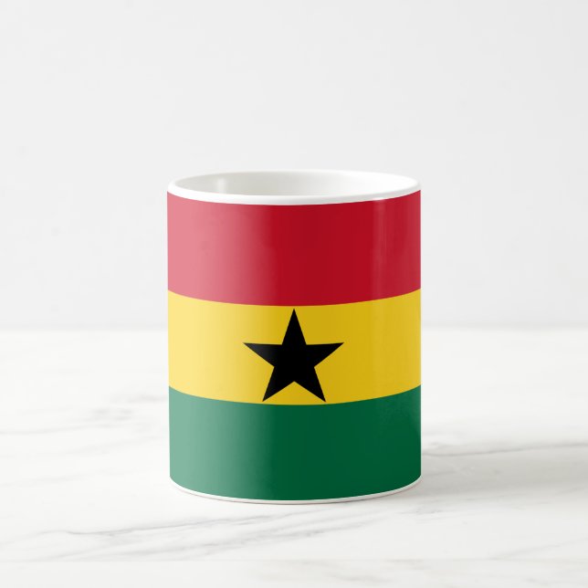 Flagga Ghana Kaffemugg (Center)