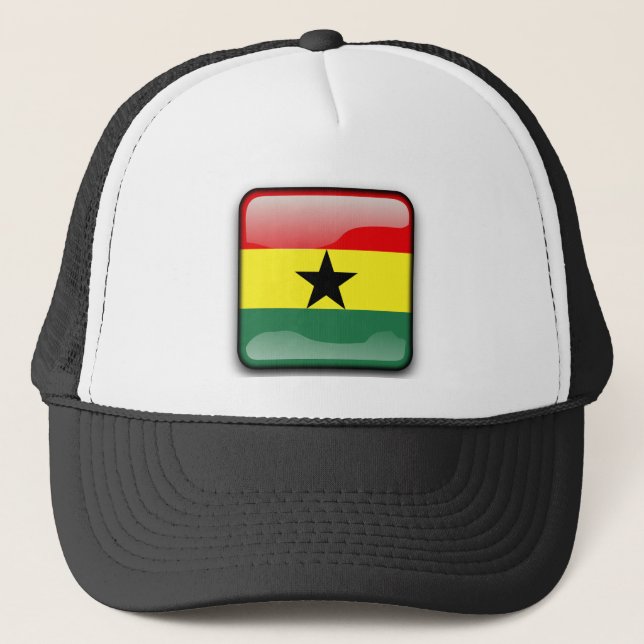 Flagga Ghana Keps (Framsida)