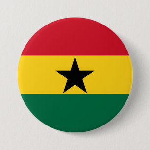 Flagga Ghana Knapp