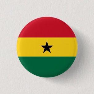 Flagga Ghana Knapp