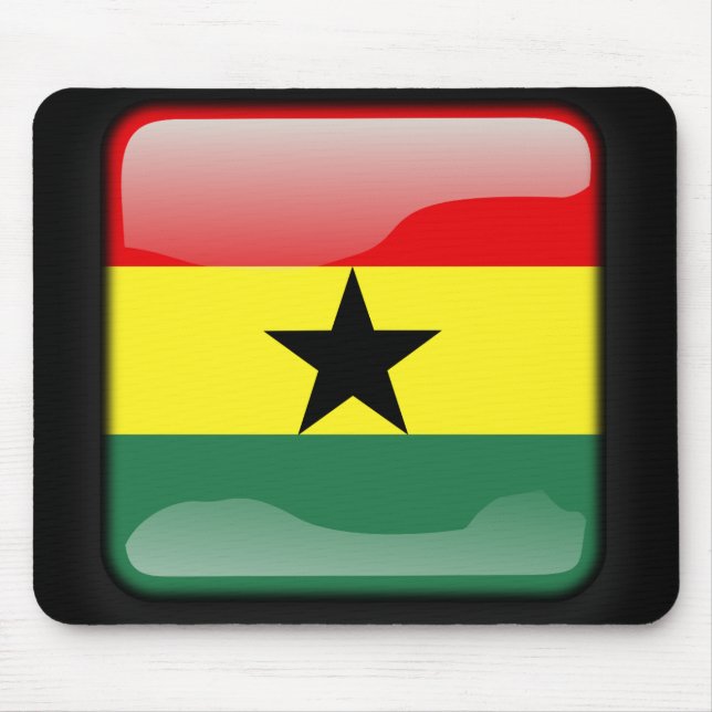 Flagga Ghana Musmatta (Framsidan)