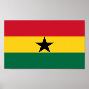 Flagga Ghana Poster