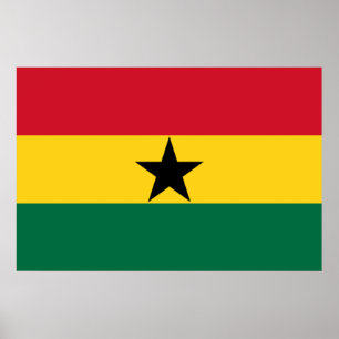 Flagga Ghana Poster