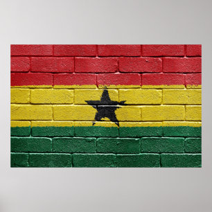 Flagga Ghana Poster